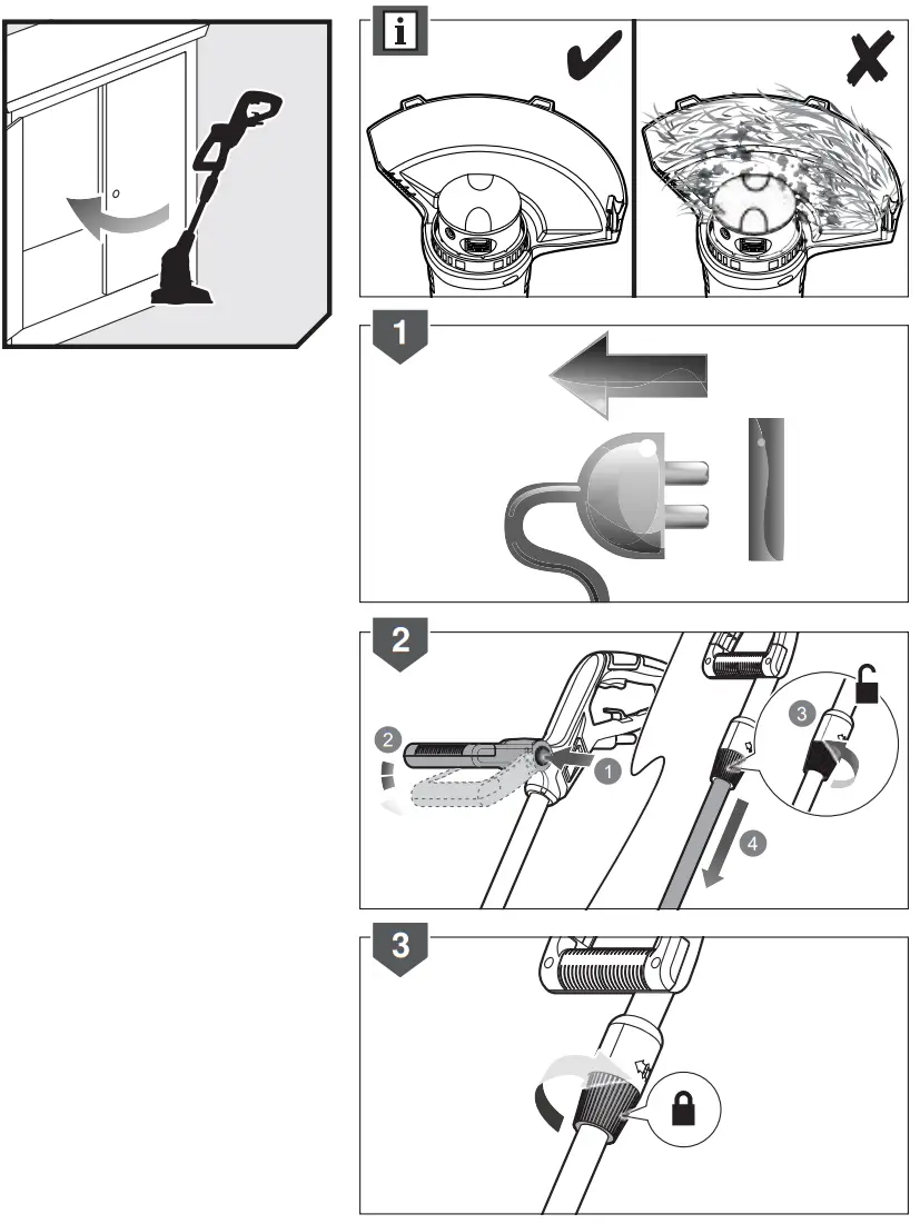 RYOBI RLT4125 Cordless Electric Trimmer - fig2