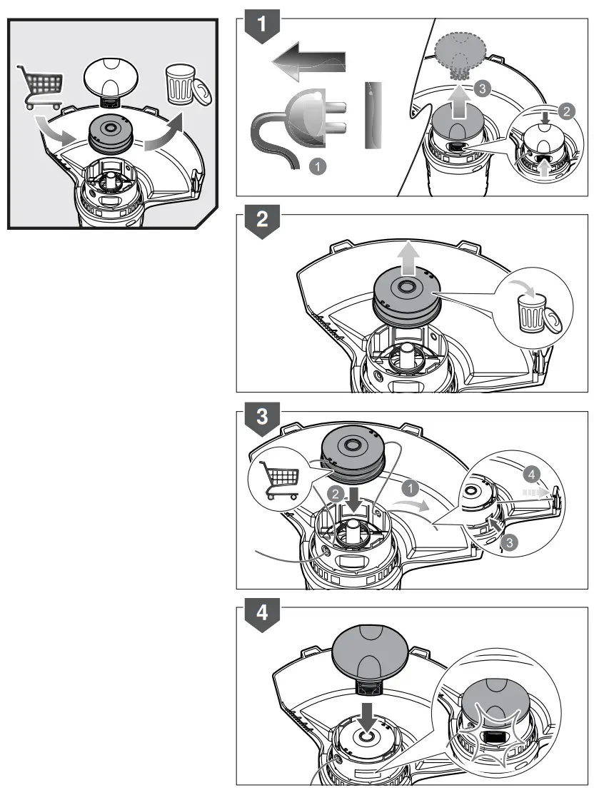 RYOBI RLT4125 Cordless Electric Trimmer - fig4