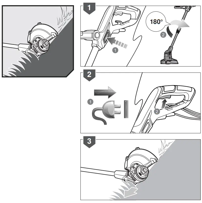 RYOBI RLT4125 Cordless Electric Trimmer - fig5