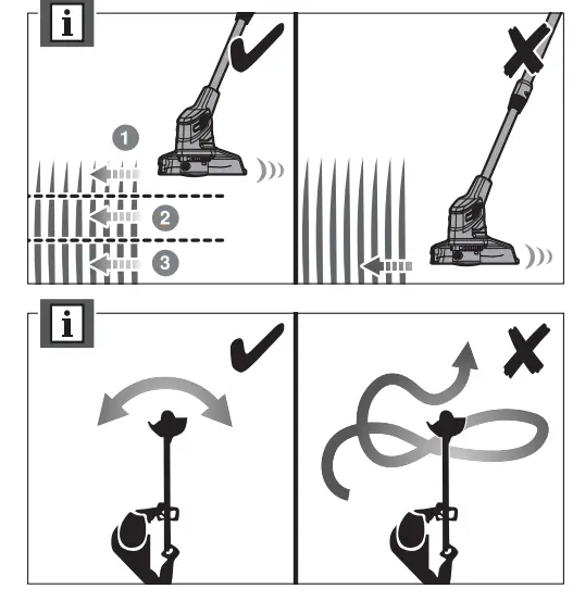 RYOBI RLT4125 Cordless Electric Trimmer - fig6