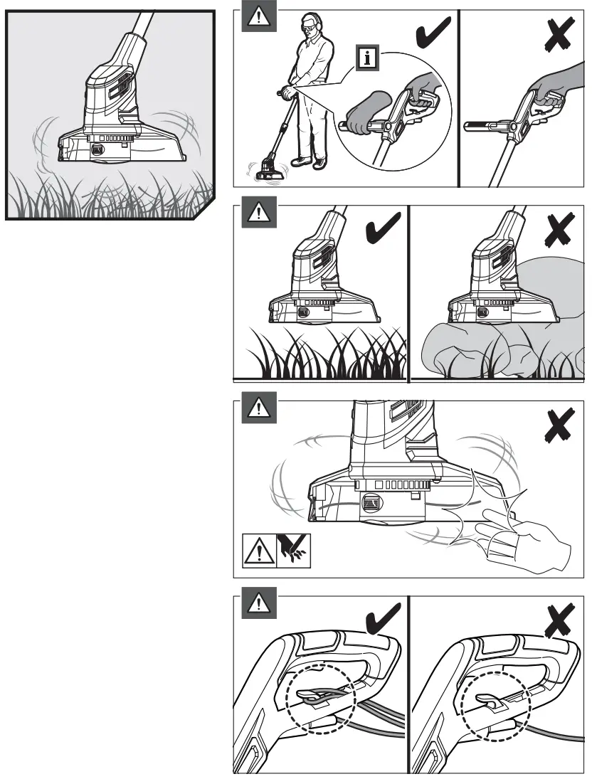 RYOBI RLT4125 Cordless Electric Trimmer - fig8