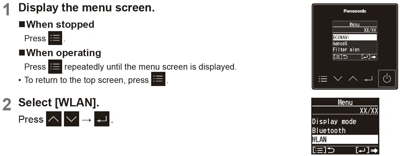 Wireless LAN functionality