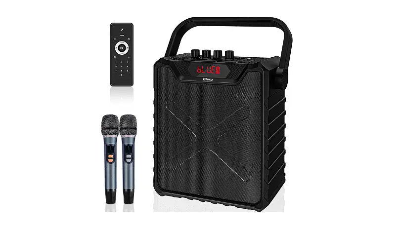 Giecy G900 Portable Speaker With 2 Uhf Microphone User Guide