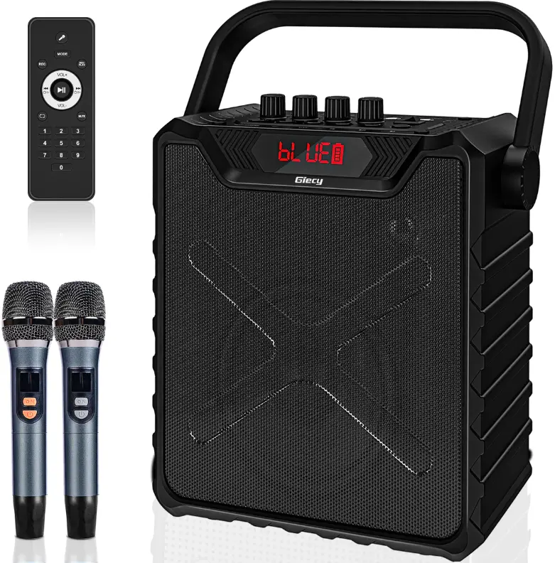 Giecy G900 Portable Speaker with 2 UHF Microphone product
