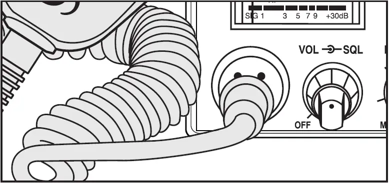 Cobra 40 Channel AM FM CB Radio with Night WatchÂ and Microphone 08