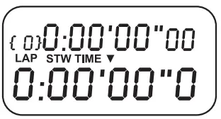 TRACEABLE 1034CC Dual-Display Digital Stopwatch - STOPWATCH MODE