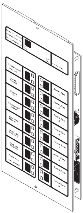 NOTIFIER AFM 16AT Annunciator Fixed Module - AFM 16AT