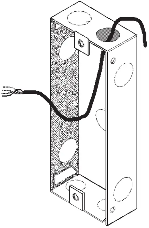 NOTIFIER AFM 16AT Annunciator Fixed Module - Mounting the Backbox