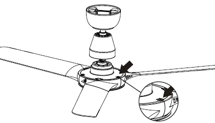 ventair SPYEC1253WH Blade Ceiling Sweep Fan 5