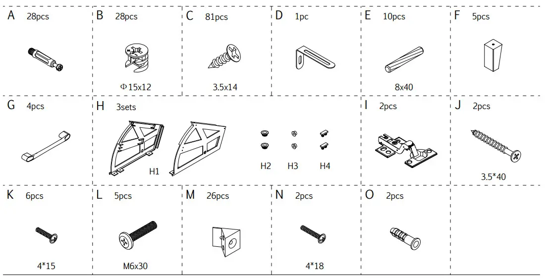 FUFU GAGA LJY-WFKF210049-02 Wood Shoe Cabinet - CAM LOCK 2