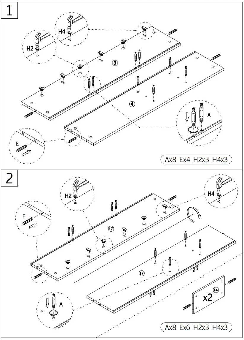 FUFU GAGA LJY-WFKF210049-02 Wood Shoe Cabinet - CAM LOCK 4