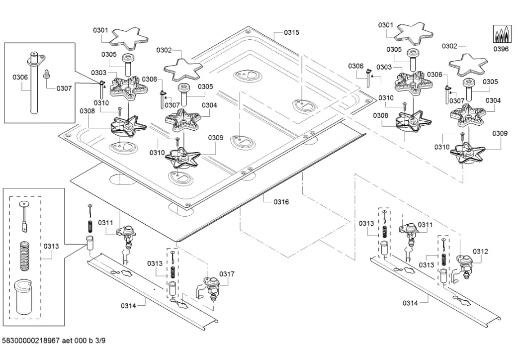Thermador PRG366WG-2 Dual Fuel Professional Range - figure 4