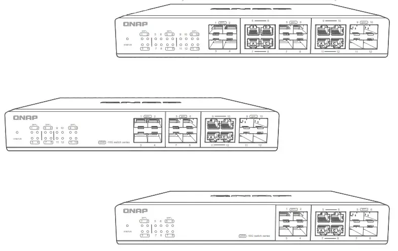 QNAP QSW-M1208-8C 10GbE Managed Switch - Cover