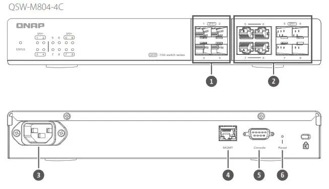 QNAP QSW-M1208-8C 10GbE Managed Switch - Hardware Overview 2