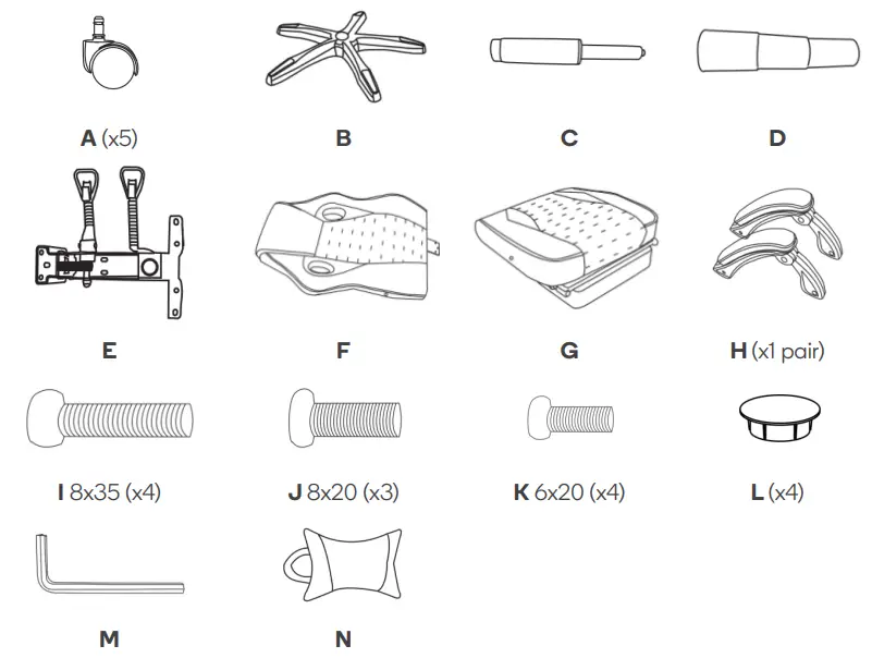 ERGOLUX ELGCHRPTBEA Tempest Gaming --componen
