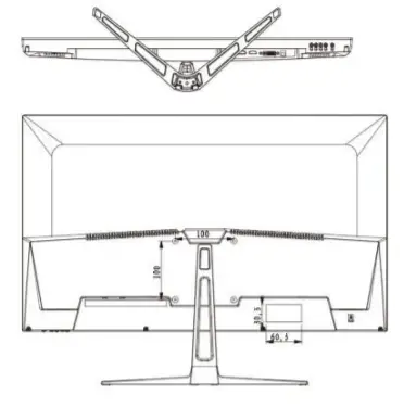 electriQ eiQ-274KMB-HDR 27 inch 4K LED Monitor -FIG 1