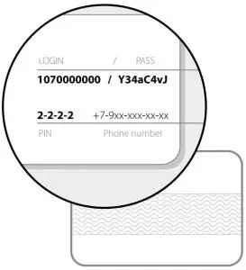 FIG 2 Owner’s personal card