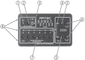 thomann ARTEC POWER BRICK 8 way power supply - overview