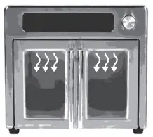 EMERIL LAGASSE FAFO 001 French Door Air Fryer 360 - Dehydrate