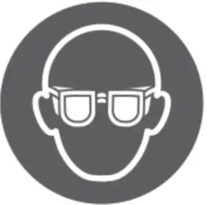 Wear eye protection