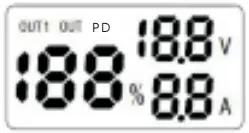 a close up of a clock