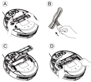 VIOMI V3 Max Robot Vacuum Cleaner - buckle
