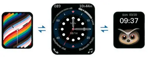 tekkiwear AH0070 Smartwatch - face