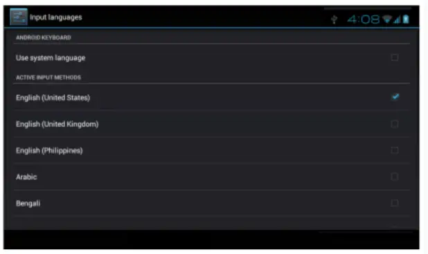 Importaciones Rosergio C STAR8VM Tablet PC - Input Method1
