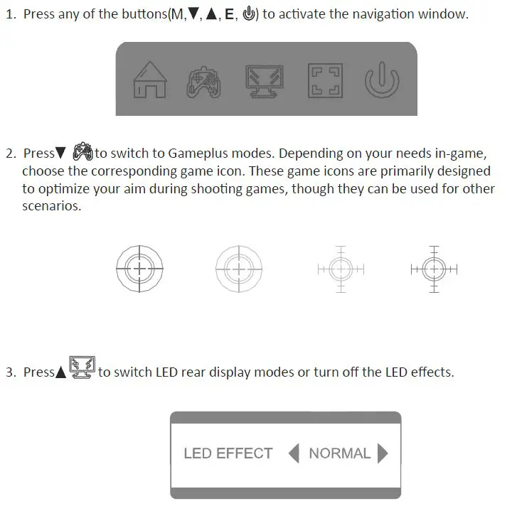 ECO Modes and Gameplus Switching