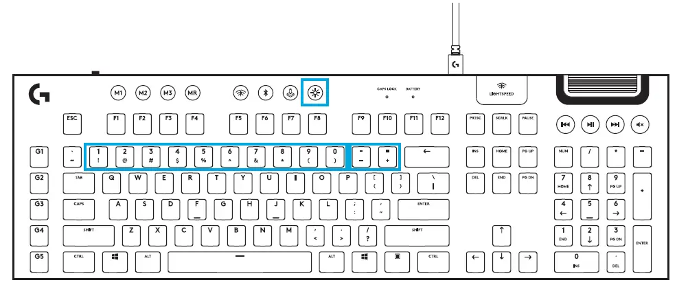 logitech G915 Wireless RGB Mechanical Gaming Keyboard FIG 5