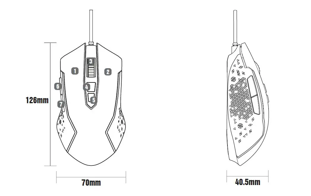 EKSA EM100 RGB Gaming Mouse FIG 2