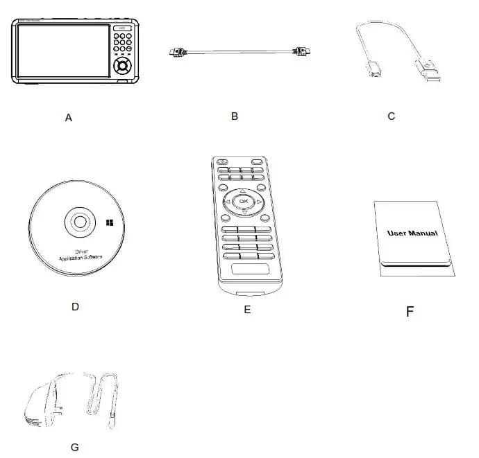 C4i UHDPRO Monitor- Box Contants