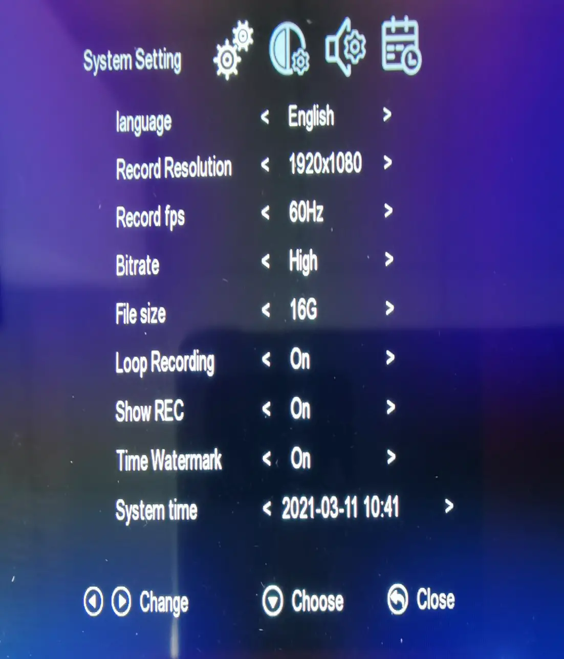 C4i UHDPRO Monitor- SYSTEM SETTING 2