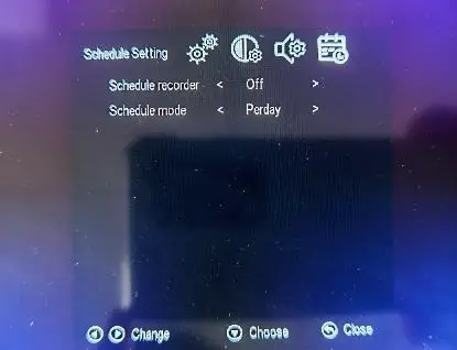 C4i UHDPRO Monitor-Schedule Setting 2