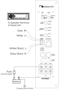 Nakamichi NBX305A 12 Inch Active Subwoofer Box - fig2