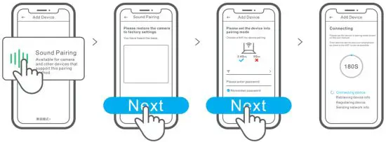 SONOFF GK 200MP2 B WiFi Wireless IP Security Camera - Add camera 2