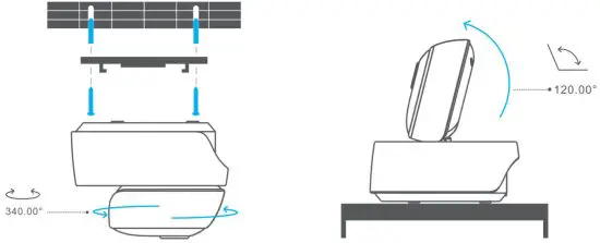 SONOFF GK 200MP2 B WiFi Wireless IP Security Camera - Install camera