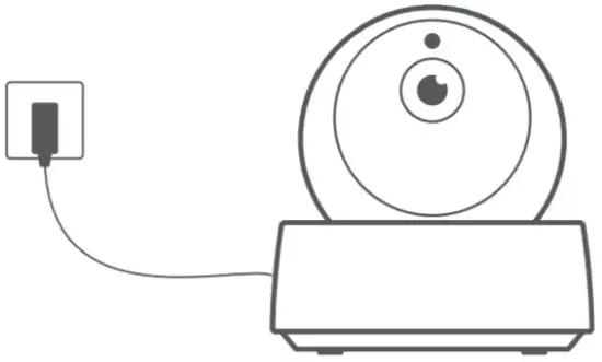 SONOFF GK 200MP2 B WiFi Wireless IP Security Camera - Power on