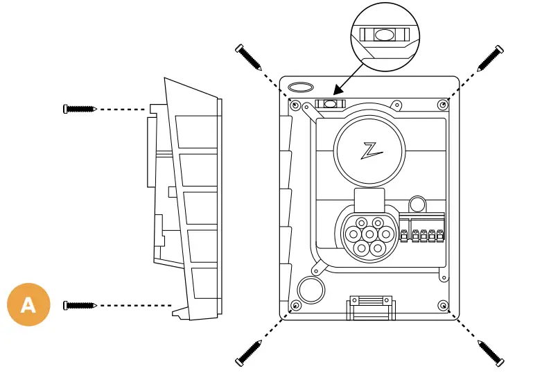 Zaptec Go Next Generation EV Charging - Mount the charging station
