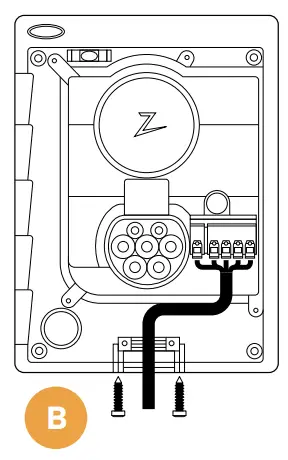 Zaptec Go Next Generation EV Charging - Secure cable