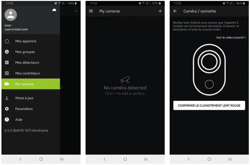 Chacon FI 01 IPCAM Mini 1080p Indoor WiFi IP Camera - Camera Configaretion