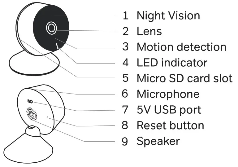 Chacon FI 01 IPCAM Mini 1080p Indoor WiFi IP Camera - Product Driscription