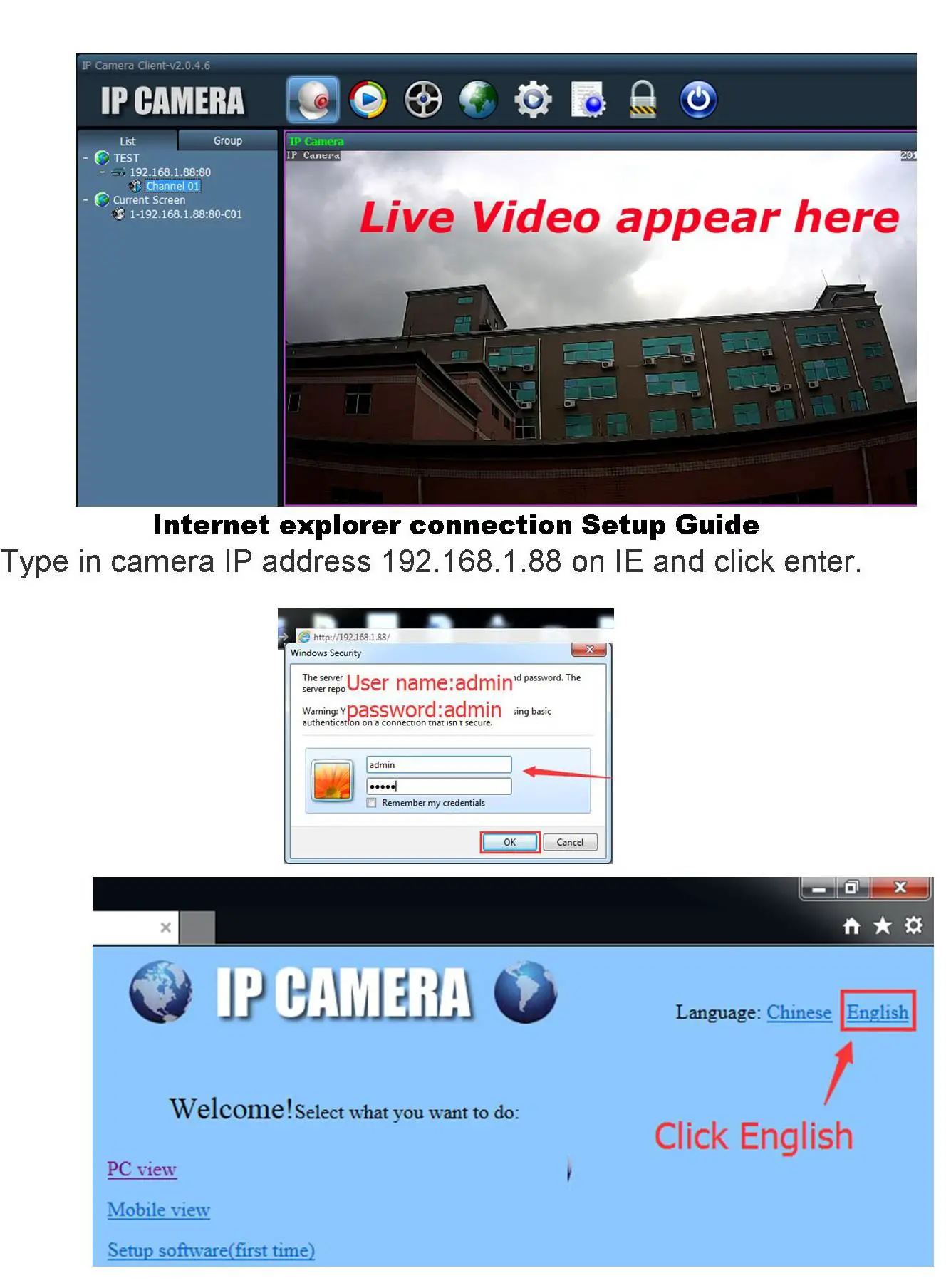 ESUNSTAR IP Camera FIG-8