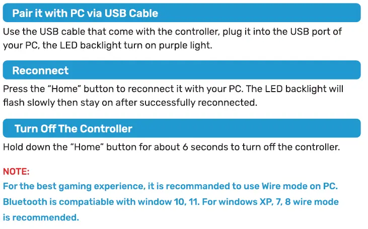 IFYOO-V911 One Pro Gaming Controller fig 13