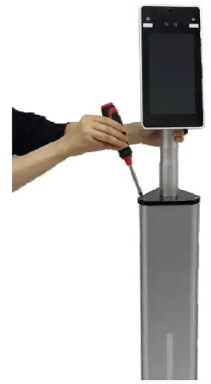 RICHTECH V3 W Automated AI Temperature Screening System - Display Pedestal Installationn 6