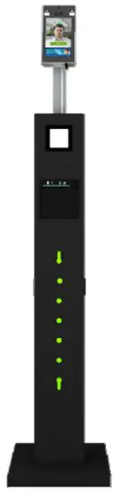 RICHTECH V3 W Automated AI Temperature Screening System - Kiosk model