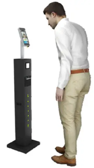 RICHTECH V3 W Automated AI Temperature Screening System - Temperature Scanning 2