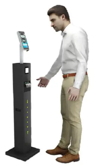 RICHTECH V3 W Automated AI Temperature Screening System - Temperature Scanning 3