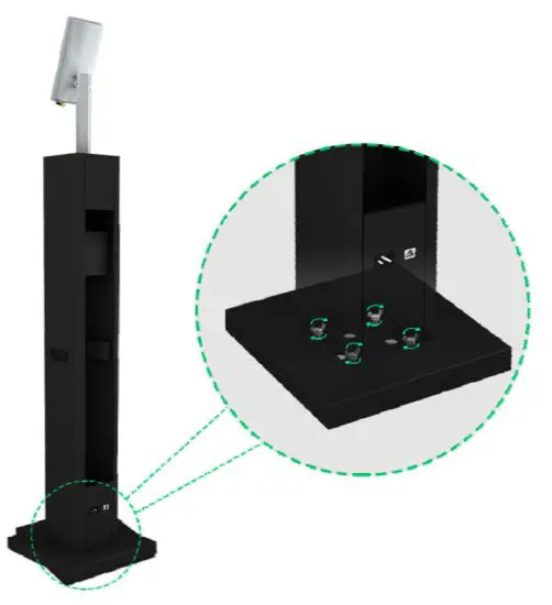 RICHTECH V3 W Automated AI Temperature Screening System - column 3