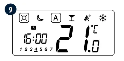 SALUS HTRP230 Wired Digital Thermostat 18